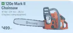 Husqvarna Husqvarna 120e Mark II Chainsaw offer