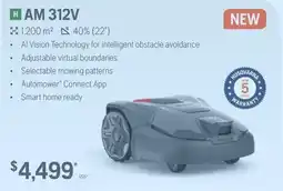 Husqvarna Husqvarna AM 312V offer