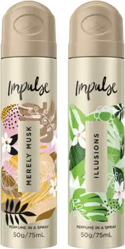 IGA Impulse Body Spray Selected Varieties offer