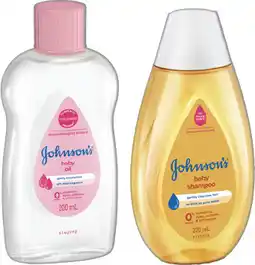 IGA Johnson’s Baby Oil or Shampoo 200mL Selected Varieties offer