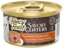 IGA Purina Fancy Feast Savory Centers Wet Cat Food Selected Varieties offer