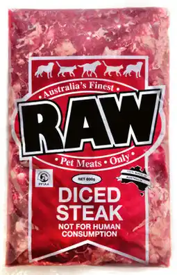 IGA Raw Pet Mince Selected Varieties (Refrigerated Pet Food) offer