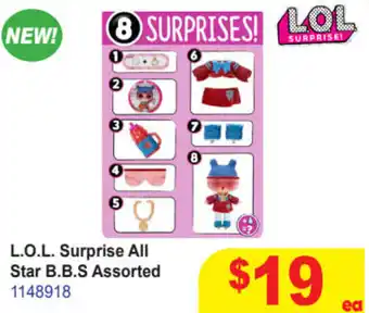 Mr Toys L.O.L. Surprise All Star B.B.S. offer