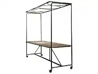 Orleans Rustic Iron Conservatory Table, 283cm