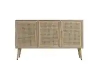 LivingStyles Lovell Pine Timber 3 Door Sideboard, 120cm offer