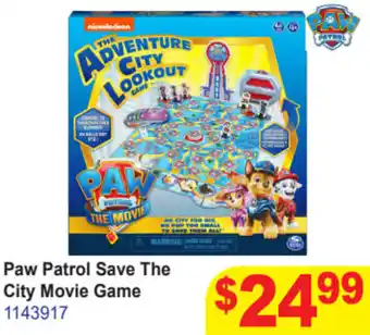 Paw Patrol Save The City Movie Game