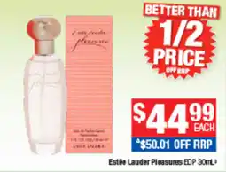 Direct Chemist Outlet Estee Lauder Pleasures EDP offer