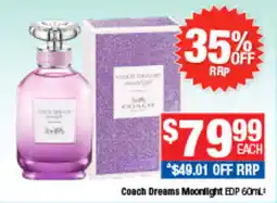 Direct Chemist Outlet Coach Dreams Moonlight EDP offer