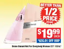 Direct Chemist Outlet Bruno Banani Not For Everybody Woman EDT offer