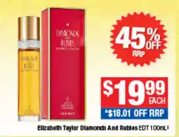 Direct Chemist Outlet Elizabeth Taylor Diamonds And Rubies EDT offer