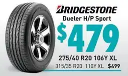 Bob Jane T-Marts Bridgestone Dueler H/P Sport offer