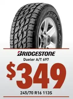 Bob Jane T-Marts Bridgestone Dueler A/T 697 offer