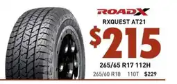 Bob Jane T-Marts RoadX RXQuest AT21 offer