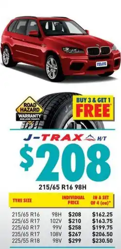 Bob Jane T-Marts J-Trax H/T offer