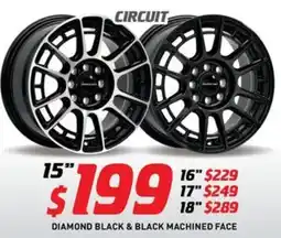 Bob Jane T-Marts Circuit Diamond Black & Black Machined Face offer