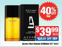 Direct Chemist Outlet Azzaro Pour Homme Refillable EDT offer