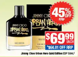 Direct Chemist Outlet Jimmy Choo Urban Hero Gold Edition EDP offer