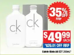 Direct Chemist Outlet Calvin Klein All EDT offer