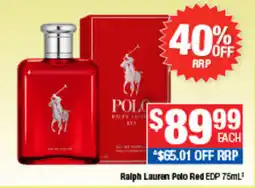 Direct Chemist Outlet Ralph Lauren Polo Red EDP offer