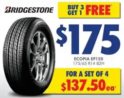 Bob Jane T-Marts Bridgestone Ecopia EP150 offer