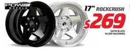 Bob Jane T-Marts PDW WHEELS 17" ROCKCRUSH offer