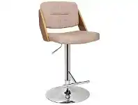 LivingStyles Calabria Fabric Gas Lift Bar Chair offer