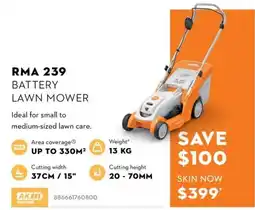 STIHL RMA 239 Battery Lawn Mower offer