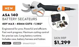 STIHL Stihl ASA 140 Battery Secateurs offer