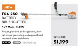 STIHL FSA 250 Battery Brushcutter offer
