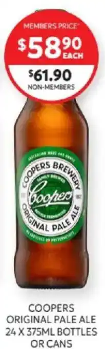 Harry Brown Coopers Original Pale Ale offer