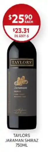 Harry Brown Taylors Jaraman Shiraz offer