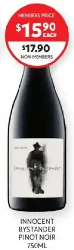 Harry Brown Innocent Bystander Pinot Noir offer