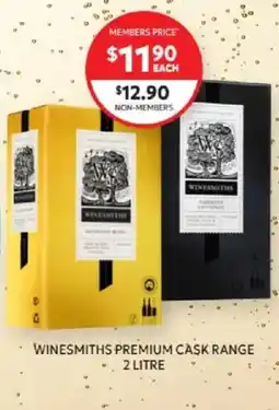 Harry Brown Winesmiths Premium Cask Range offer