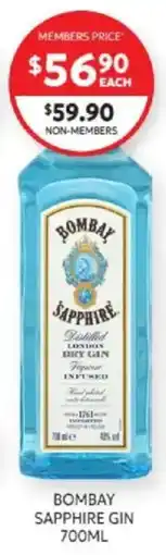 Harry Brown Bombay Sapphire Gin offer