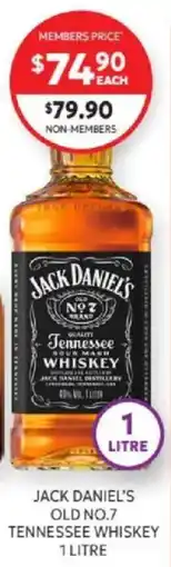 Harry Brown Jack Daniel's Old No.7 Tennessee Whiskey offer