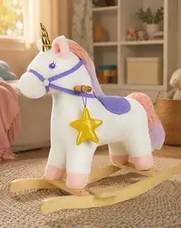 Toymate Twinkle Tots Starlight Unicorn Rocker offer