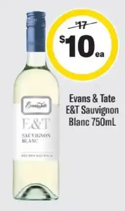 Liquorland Evans & Tate E&T Sauvignon Blanc offer