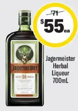 Liquorland Jagermeister Herbal Liqueur offer