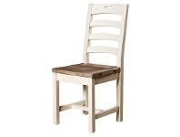 LivingStyles Cornwall Reclaimed Timber Dining Chair, Timber Seat offer
