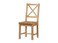 LivingStyles Tuscanspring Reclaimed Timber Dining Chair, Timber Seat offer