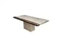 LivingStyles Petro Italian Corallo Marble Dining Table, 210cm, Beige offer