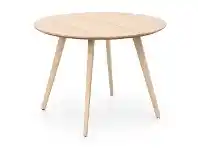 LivingStyles Replica Mario Cellini Halo Round Dining Table, 100cm, Natural offer
