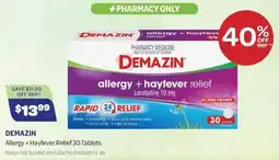 Health Save Demazin Allergy + Hayfever Relief offer
