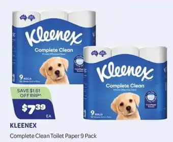 Kleenex Complete Clean Toilet Paper
