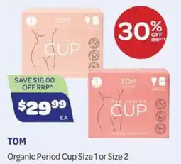 Health Save TOM Organic Period Cup offer