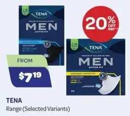 Health Save TENA Men Active Fit offer