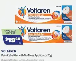 Health Save Voltaren Pain Relief Gel with No Mess Applicator offer