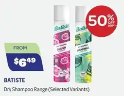 Health Save Batiste Dry Shampoo Range offer