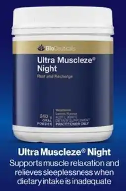 Health Save BioCeuticals Ultra Muscleze Night offer