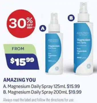 Amazing You Magnesium Daily Spray